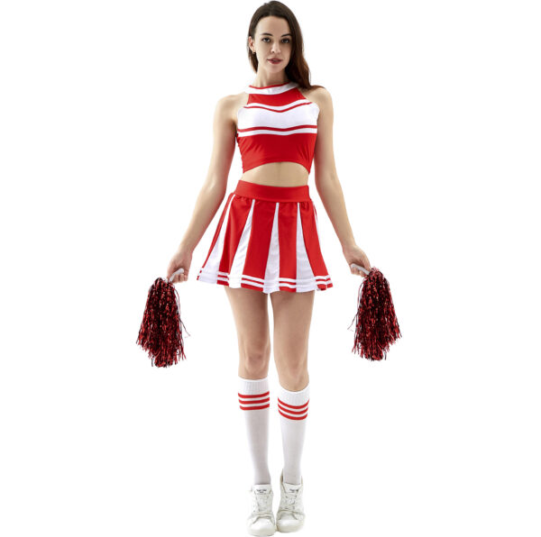 Wordless sexy baby cheerleading costume pleated skirt ,cheerleading costume performance costume performance costume - Image 2