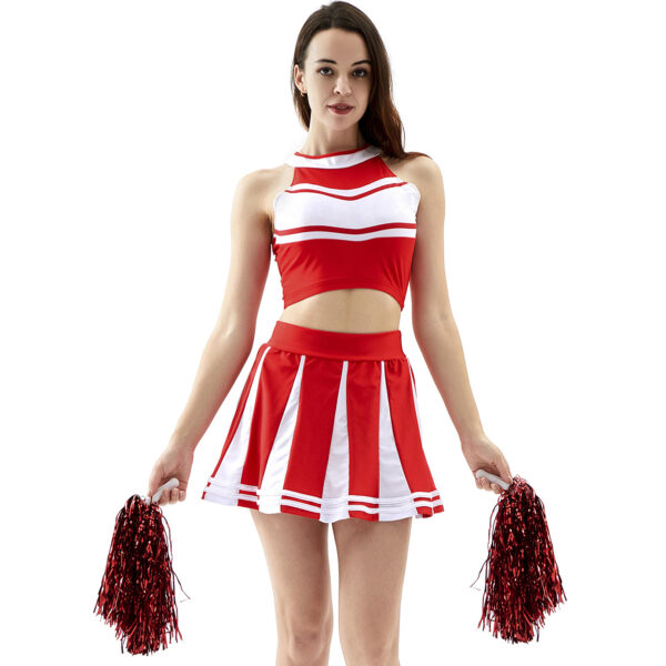 Wordless sexy baby cheerleading costume pleated skirt ,cheerleading costume performance costume performance costume - Image 3